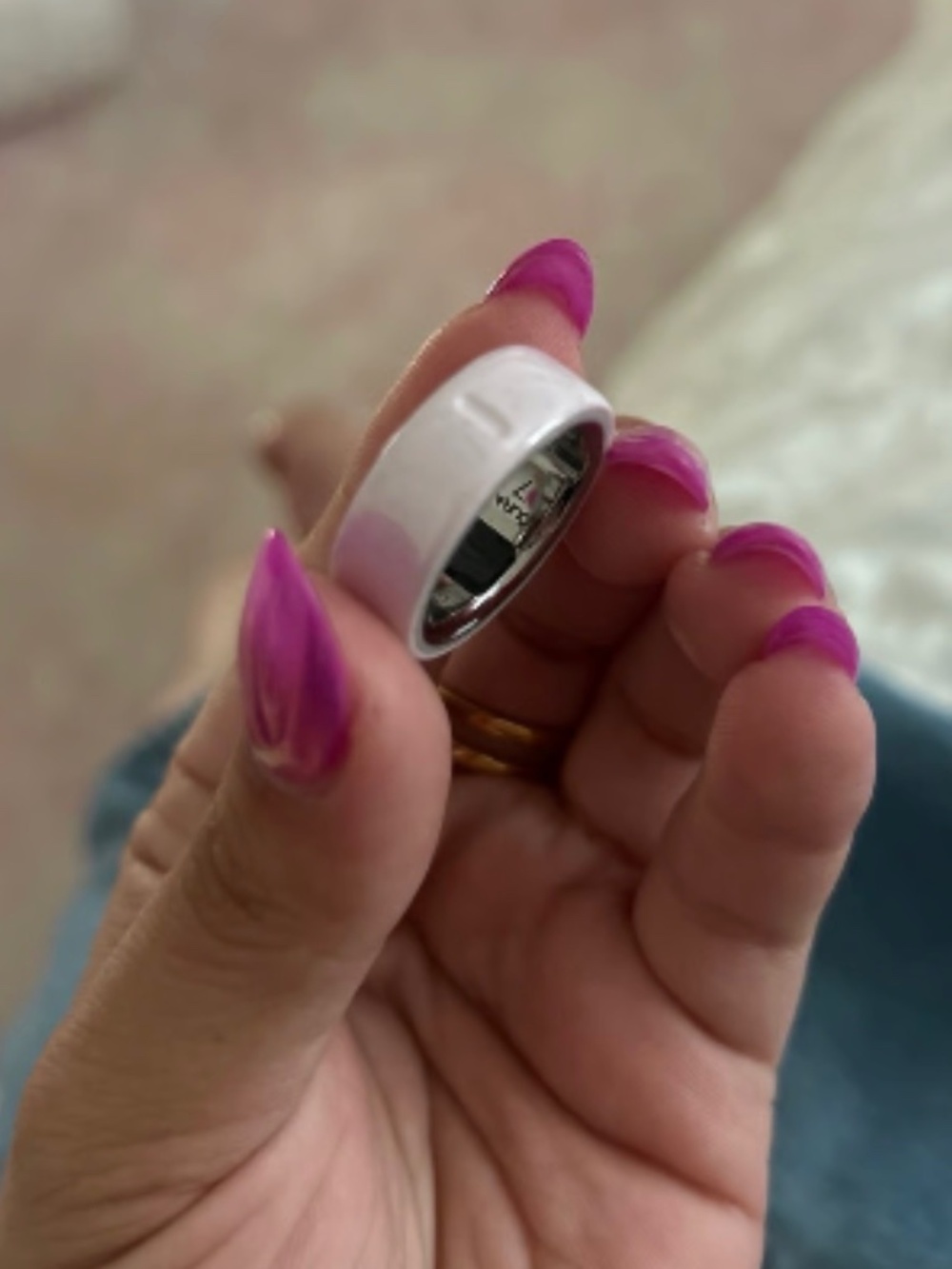 Oura ring 4 ceramic pedal size 11